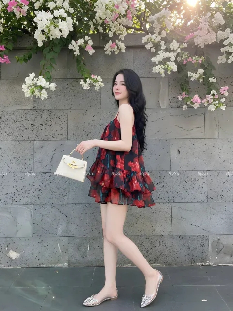 Set Voan Tơ Hoạ Tiết Cao Cấp