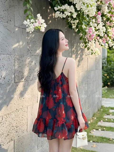 Set Voan Tơ Hoạ Tiết Cao Cấp